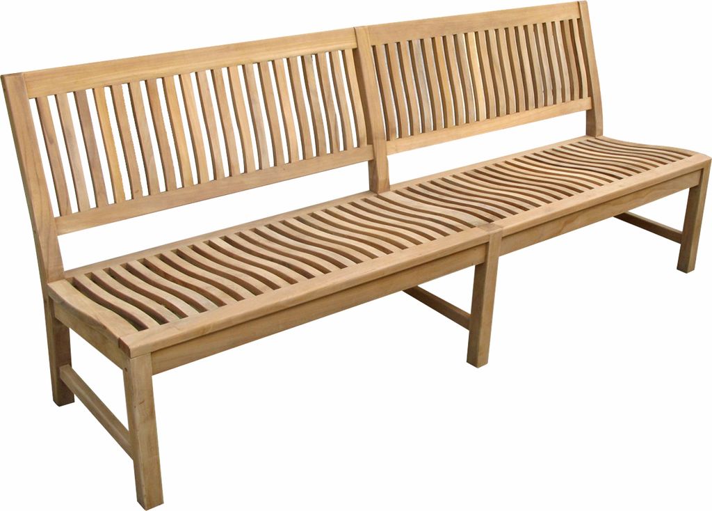 Premium Teak Gartenbank Kingsbury Teakbank Parkbank Produktbild 