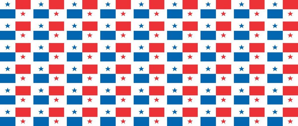 Mini Aufkleber Set - Pack glatt - 20x12mm - selbstklebender Sticker - Panama - Flagge / Banner / Standarte fürs Auto, Büro, zu Hause und die Schu...