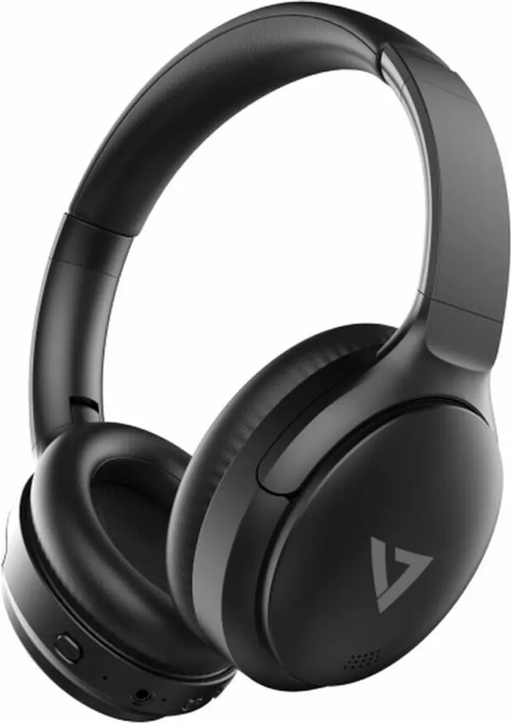 Casque antibruit V7 HB800ANC pour éliminer le bruit au bureau noir
