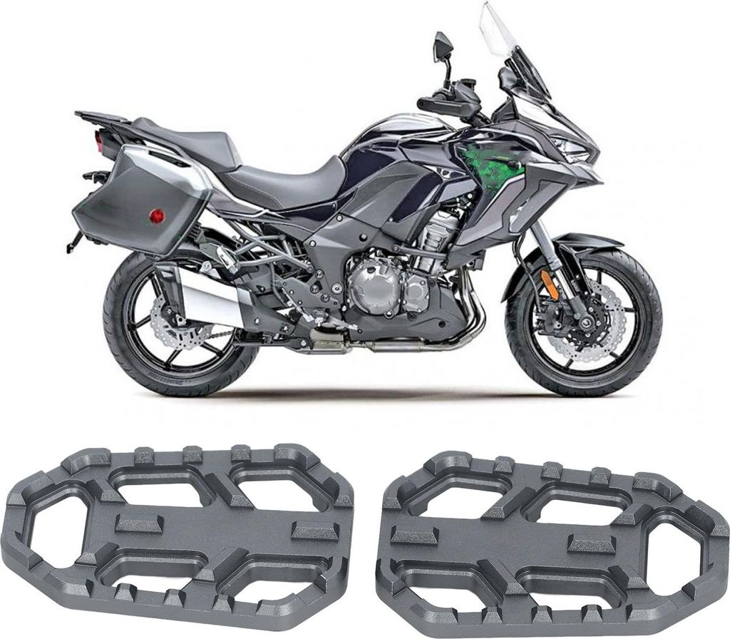1 pár stupačiek na motorku, protišmykové, CNC hliníková Obrázok produktu 