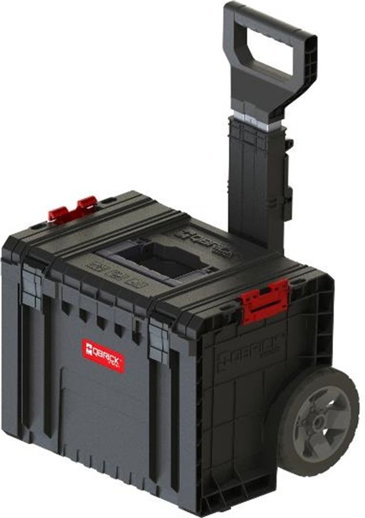 Qbrick System PRO Cart 2.0 mobile Box auf Rädern stapelbar Produktbild 