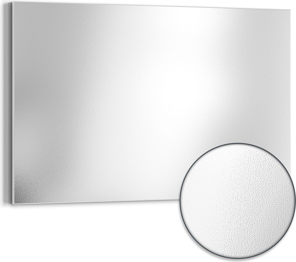 DEQORI Magnettafel Metall 90x60 cm 'Weiß' Whiteboard Pinnwand Magnetboard Büro