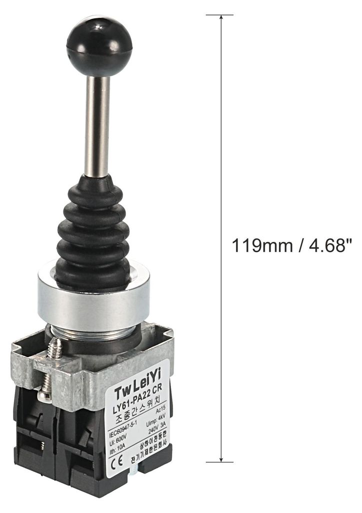 Joystick Schalter  Controller 2 Position 2NO Momentart AC Produktbild 