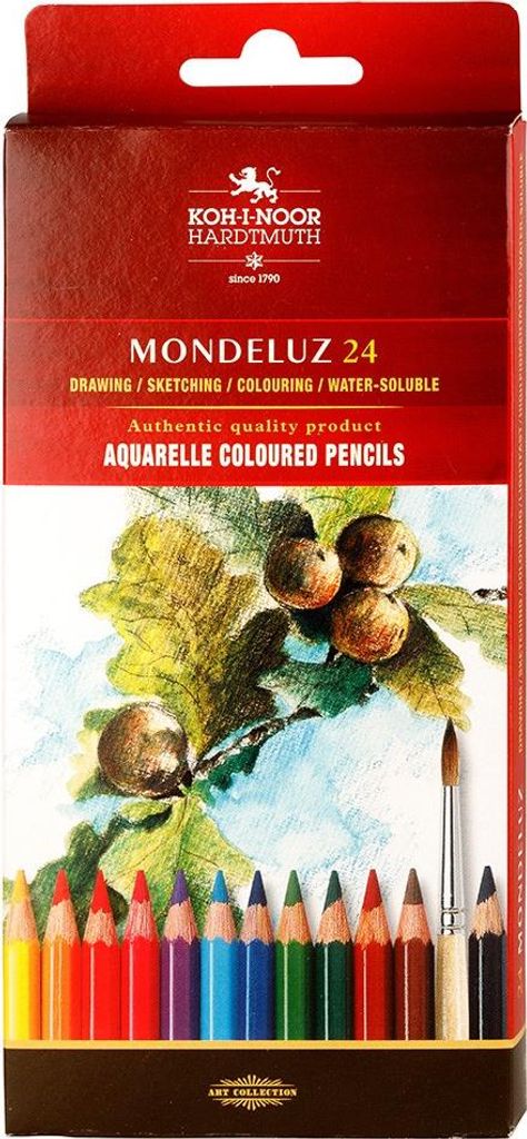 KOH Aquarell Crayons de couleur pour artistes étui carton Image du produit 