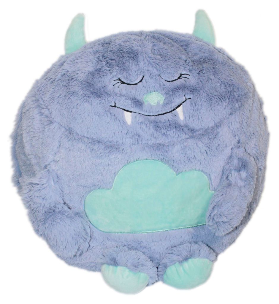 Monster Kuschelkissen Plüsch Kinder Kissen in Flieder Produktbild 