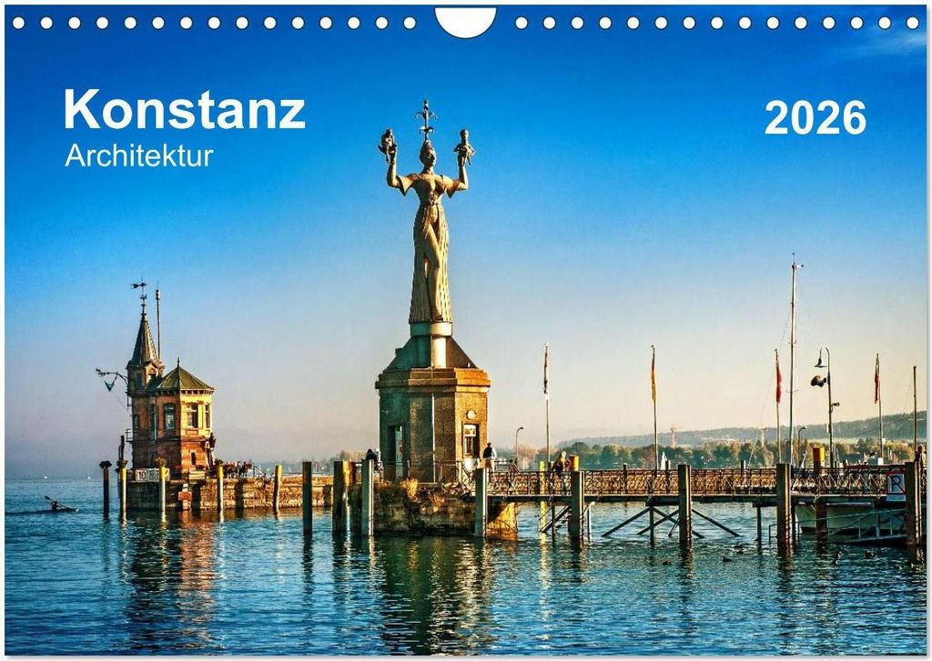 Konstanz Architektur (Wandkalender 2026 DIN A4 quer), CALVENDO Monatskalender