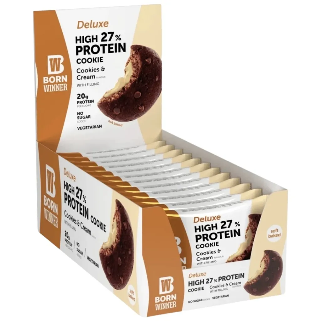 Cookie Riche en Protéines 27% Born Winner Deluxe Saveur Chocolat