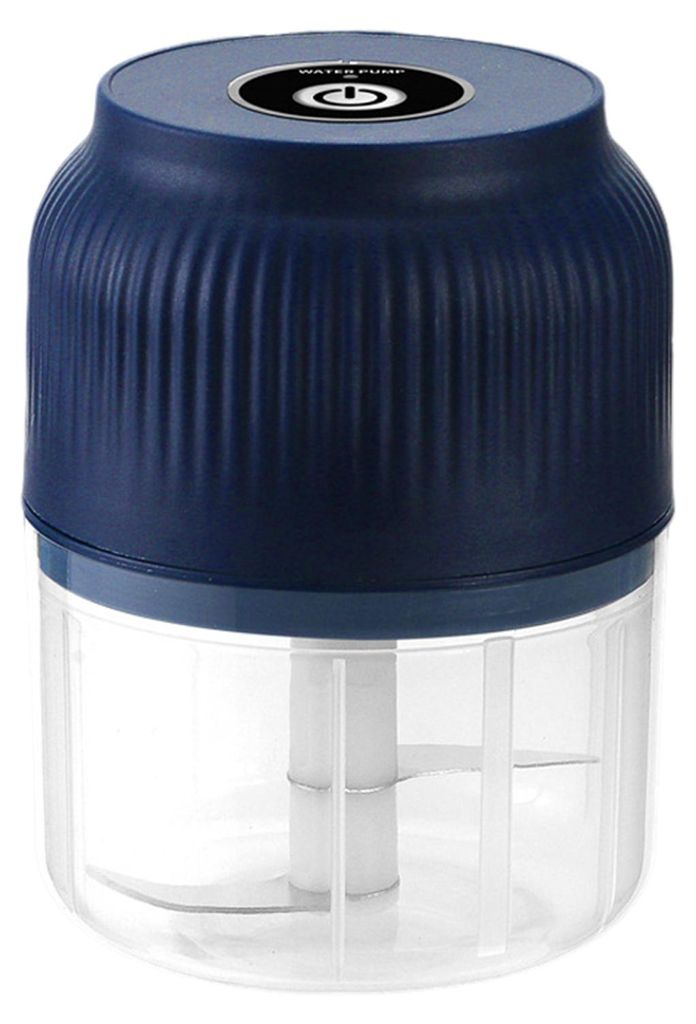 Elektrischer Knoblauchzerkleinerer 150/300 ml, Mini-Obst- und Gemüsezerkleinerer mit USB-Anschluss, tragbarer kleiner Küchenprozessor
