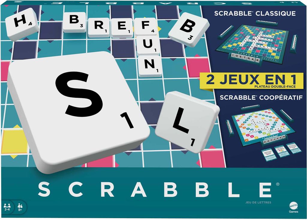 Tischspiel Mattel Scrabble (FR) (1 Stück) Produktbild 