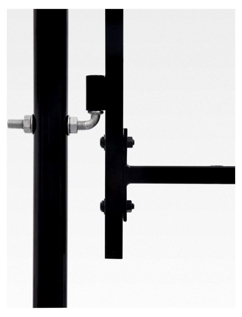 Doppelflügel-Gartentor 400×175 cm mit Speerspitzen