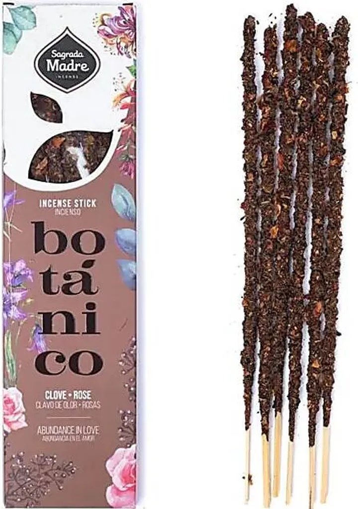 Encens de Méditation Sagrada Madre Roses et Girofle - Yoga et Détente 2x20g