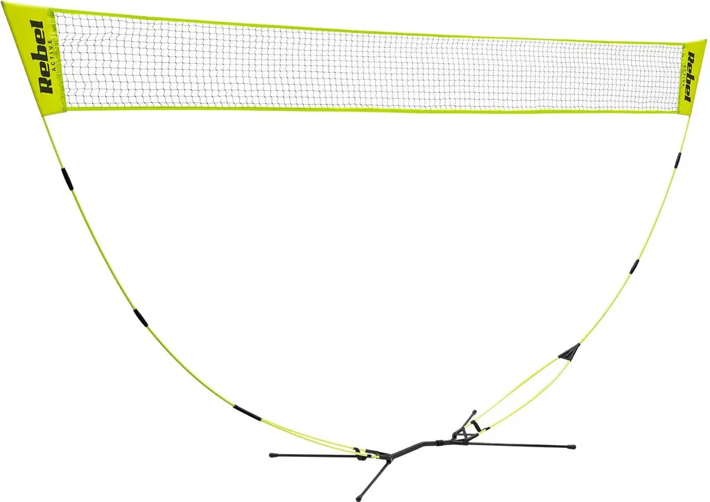 Filet de badminton portable Rebel RBA-4105 pour entraînement et loisirs
