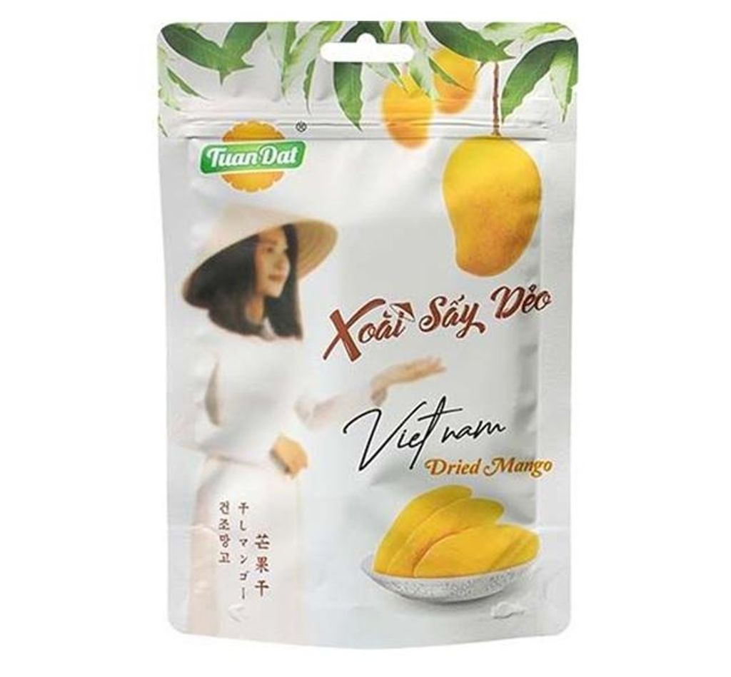 Tuan Dat Getrocknete Mango aus Vietnam 100g | Mangoscheiben Produktbild 