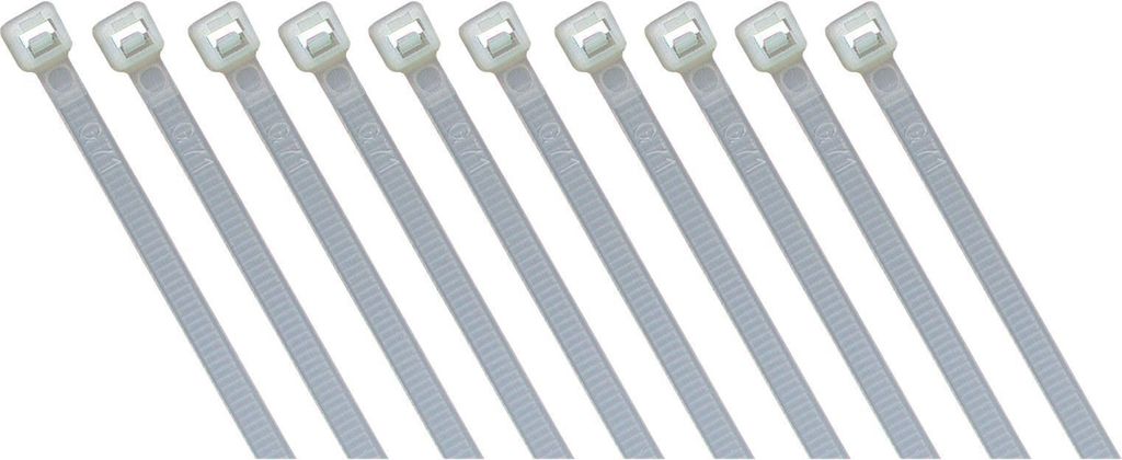 Opaski kablowe McPower, przezroczyste, 200x2,5 mm, Zdjęcie produktu 