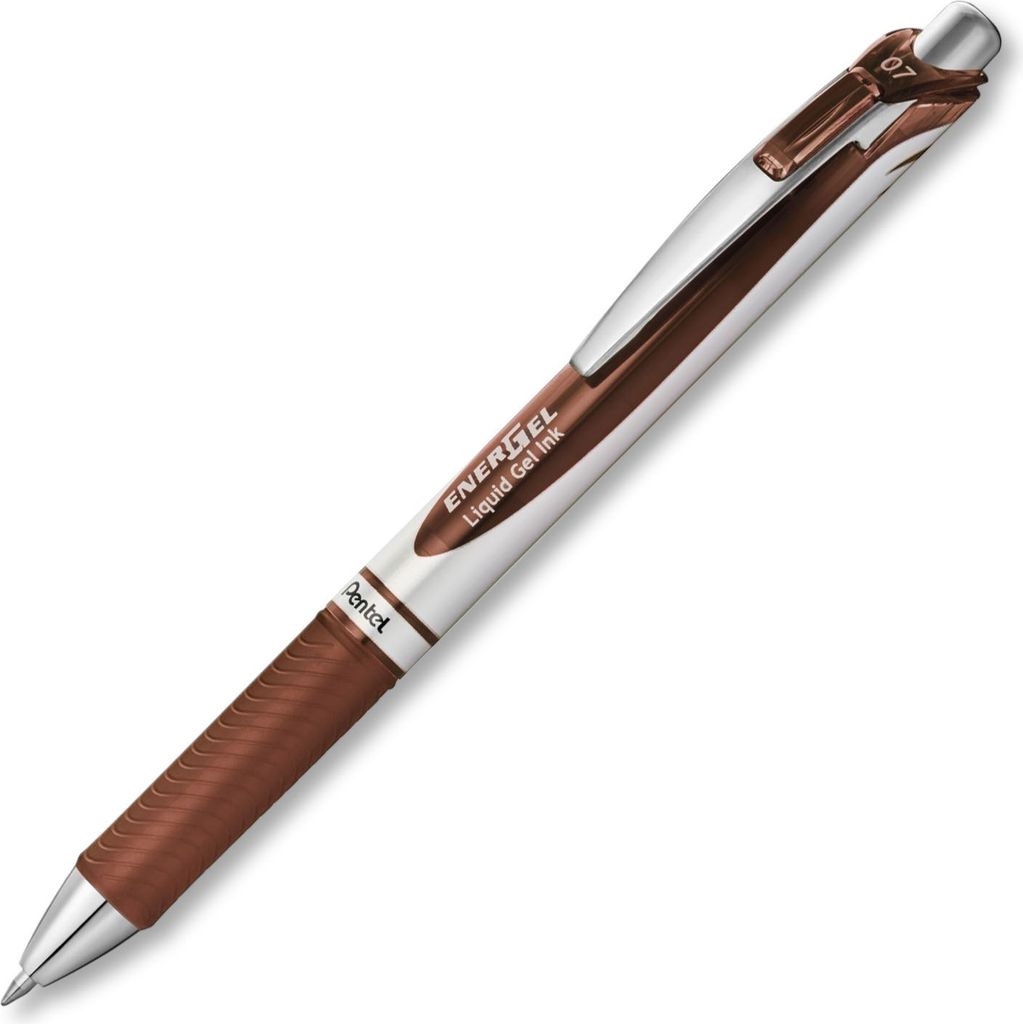 Roller à encre liquide Pentel Energel BL77, brun Image du produit 