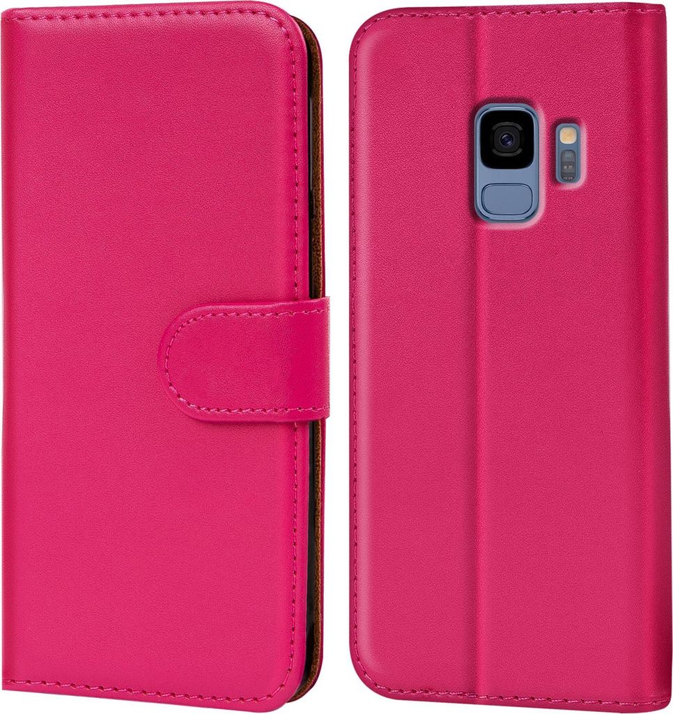 Book Case für Samsung Galaxy S9 Hülle Tasche Flip Cover Handy Schutz Hülle