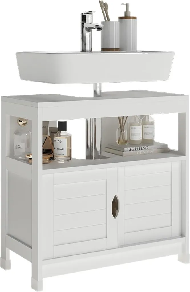 Mobile Sottolavabo Vicco Vilda 60x60 Bianco - Arredo Bagno Economico - 5