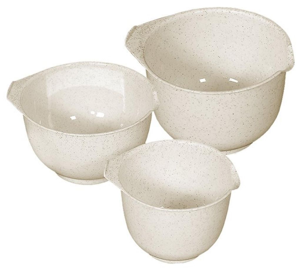 Lot de 3 bols à fouetter, couleur blanche Image du produit 