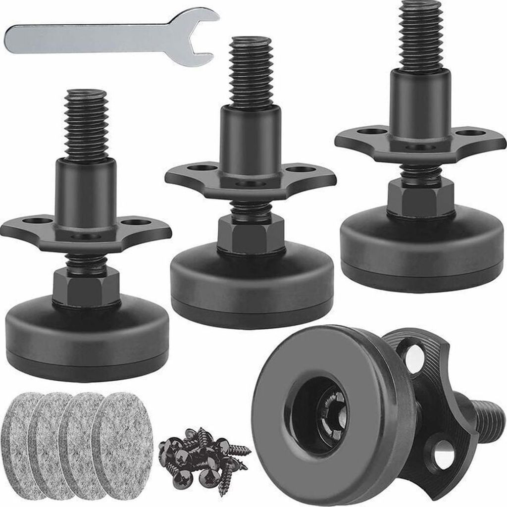 Hochleistungs-M?belnivellierer, 4er-Pack 3/8"-16 Gewinde-Nivellierfš¹?e, verstellbare M?belbeine, verstellbare Tischbeine fš¹r Tisch/Stuhl/Sofa...
