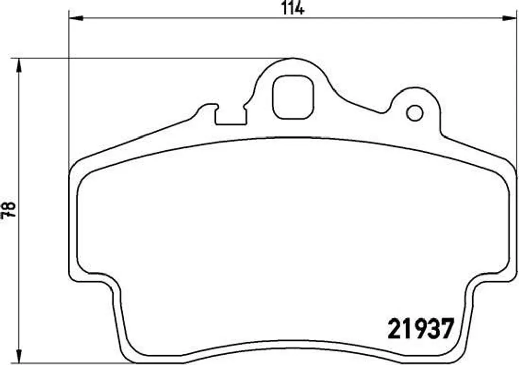 Plaquettes de frein Brembo P 65 007 pour entretien Porsche Boxster 987