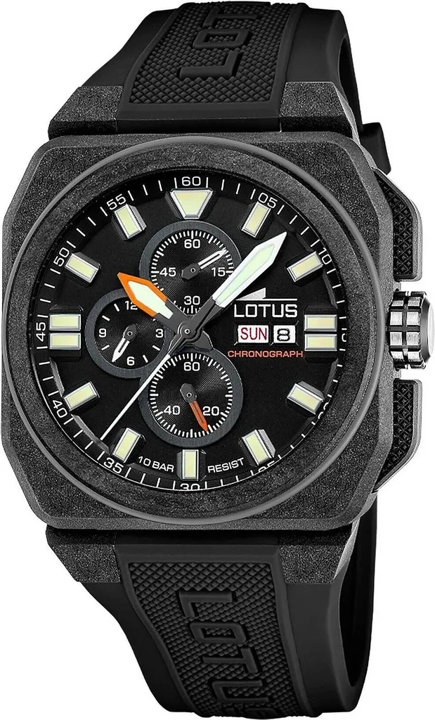 Orologio Lotus 18976/4 Sportivo Impermeabile 10ATM - Carbon Chrono