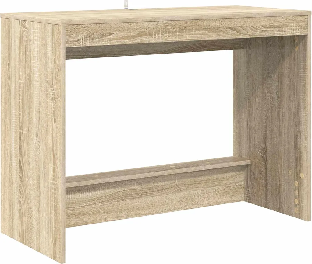 Scrivania Rovere Sonoma 100x45x75 cm - Mobile Ufficio Salvaspazio Moderno