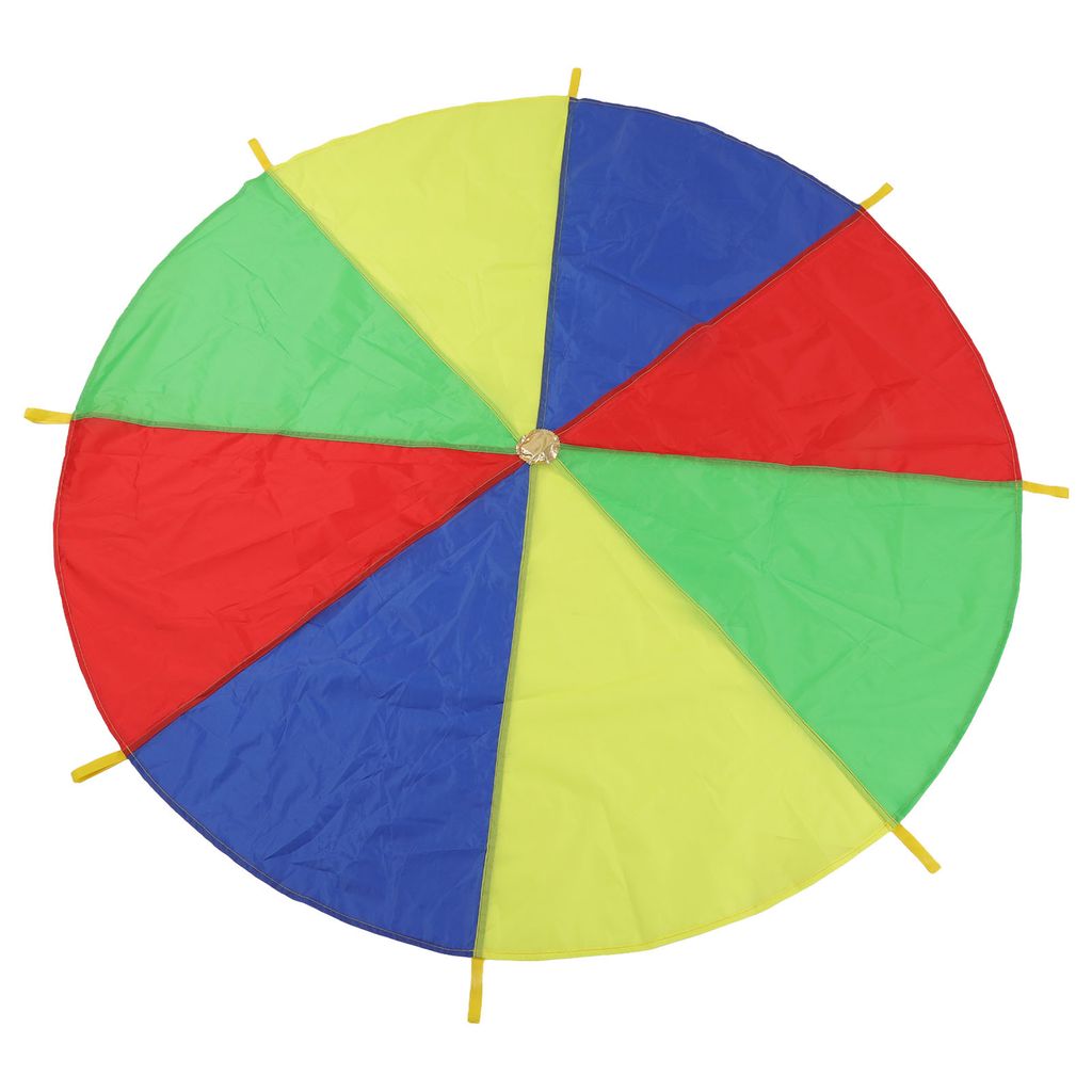 Giocattolo per bambini con paracadute 4 colori e 8 maniglie Immagine del prodotto 