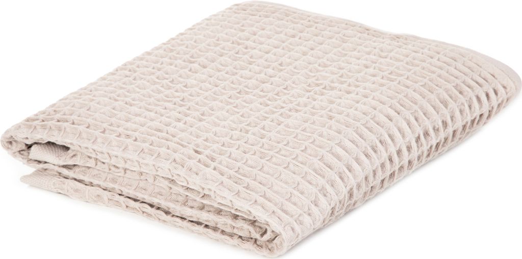 HOMLA Ręcznik VAFFEL bawełniany beżowy 50x90 cm Zdjęcie produktu 