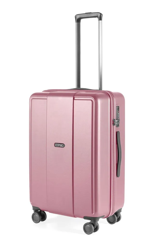 Valise rigide EPIC POP 6.0 65cm Rose poudré ultra résistante TSA