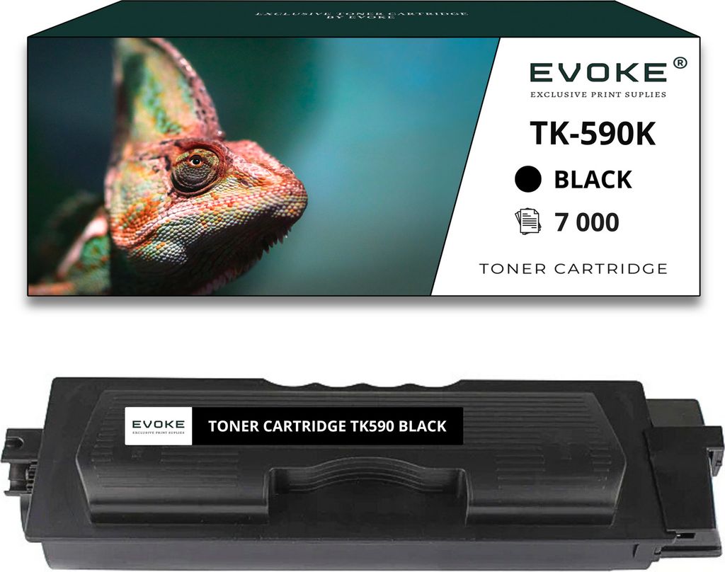 Toner für Kyocera TK590K-590B TK590K Schwarz (black) | Ersatz für M6026cdn M6526cdn P6026cdn
