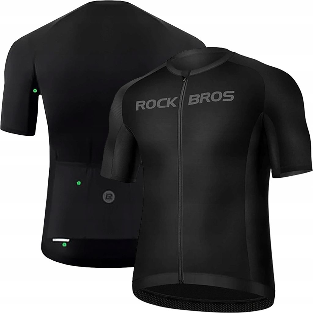 Rockbros Kurzarm Bike Shirt Xxl Komfortabel Weich Schwarz