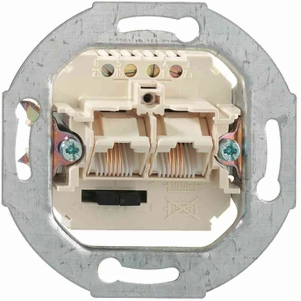 Rutenbeck IAE/UAE 2x8(4) TRS/UP0 Unité de raccordement blanc nacré