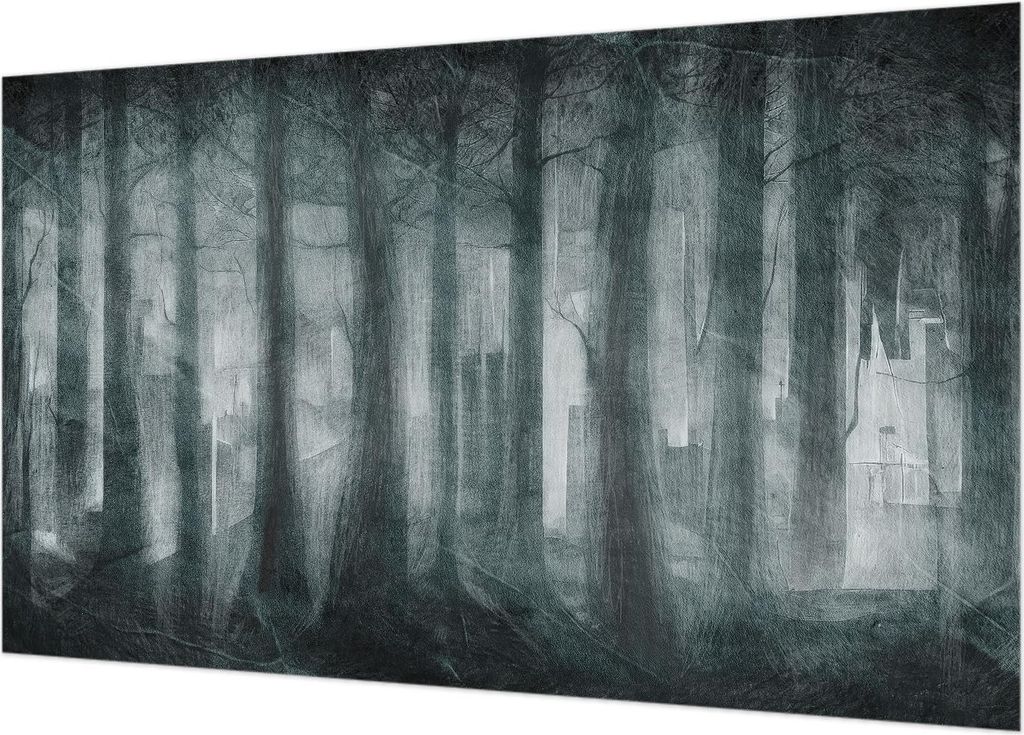 Fototapete - Wandbilder für Wohnzimmer - 416x254 - Dekorative Wandfolie - Modernes Design für Wanddekoration - Tapeten für Innenräume - geheimn...