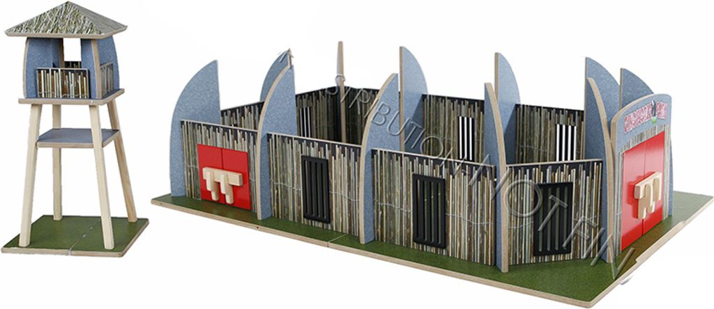 Dinoworld - Dinopark dřevěný s rozhlednou Obrázek produktu 