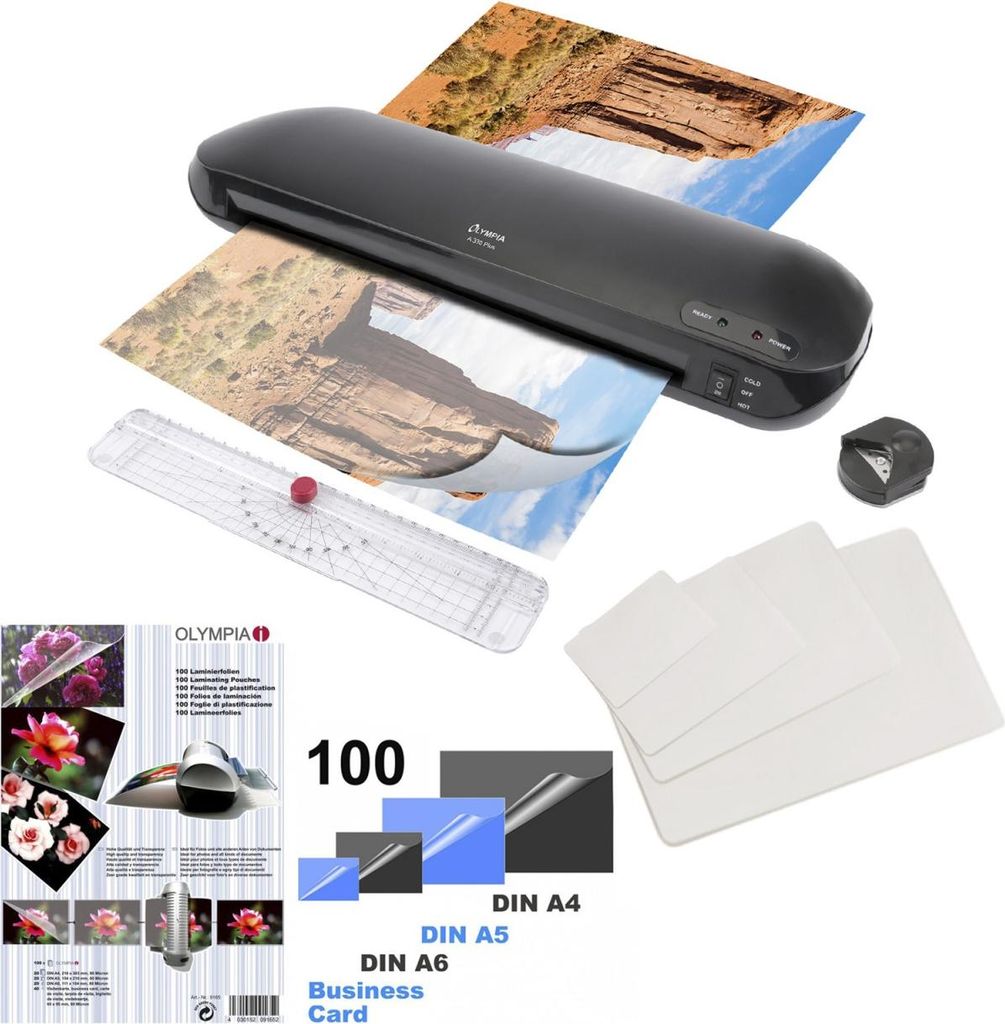 OLYMPIA A 330 Plus 4-in-1 Premium Laminierset mit Trimmer, Produktbild 