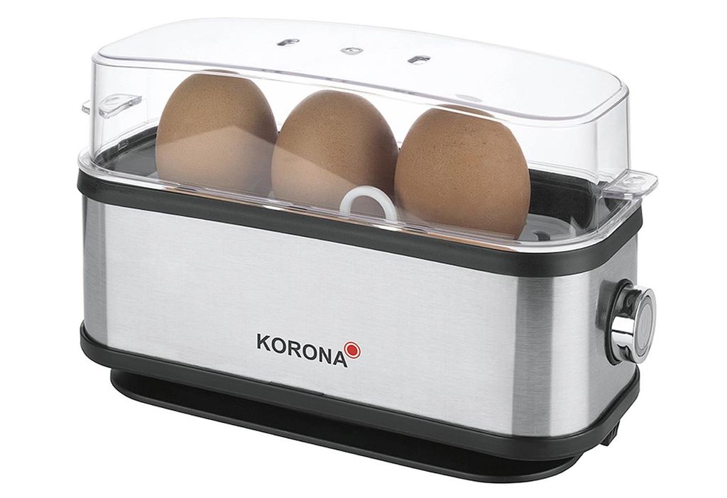 Korona 25304, 3 Eier, Schwarz, Edelstahl, Transparent, 210 Produktbild 
