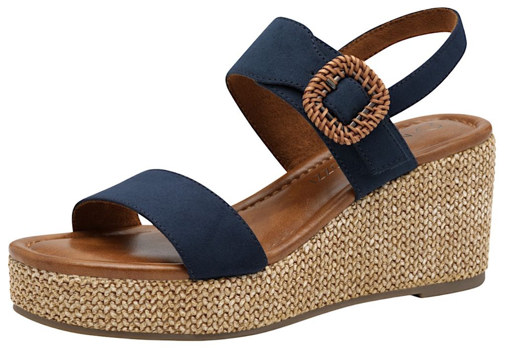 Marco Tozzi Damen Sandalen 2-28039-44 Blau