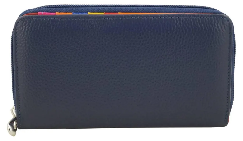 Petit portefeuille en cuir Barberini's D86014 format italien compact