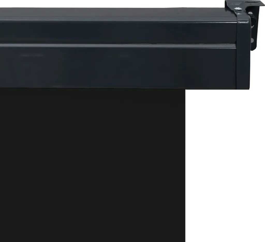 Store latéral balcon noir 175x250 cm - Toile robuste et anti-UV opaque - 7