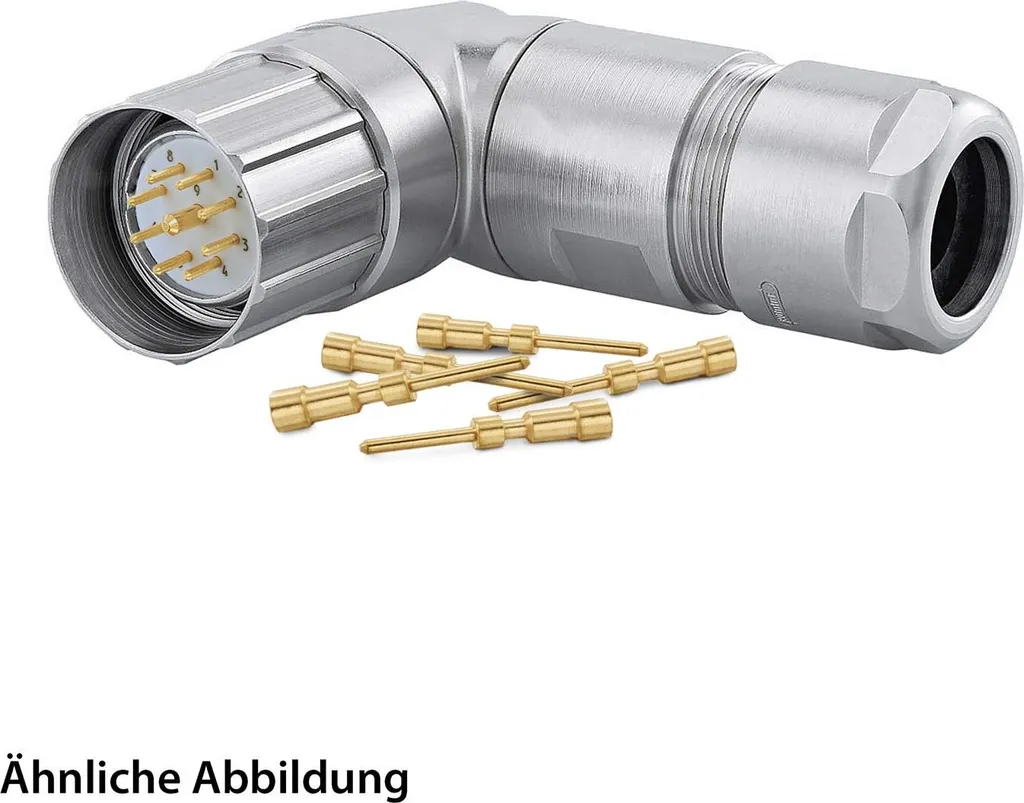 Hummel M23 Premium: Connettore Segnale 11+PE Angolato | Schermato EMV