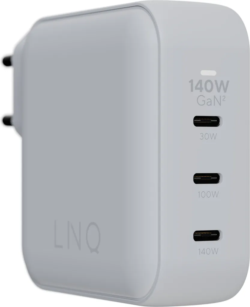 Station de Charge 140W GaN2 USB-C Idéale pour Télétravail et Multimédia