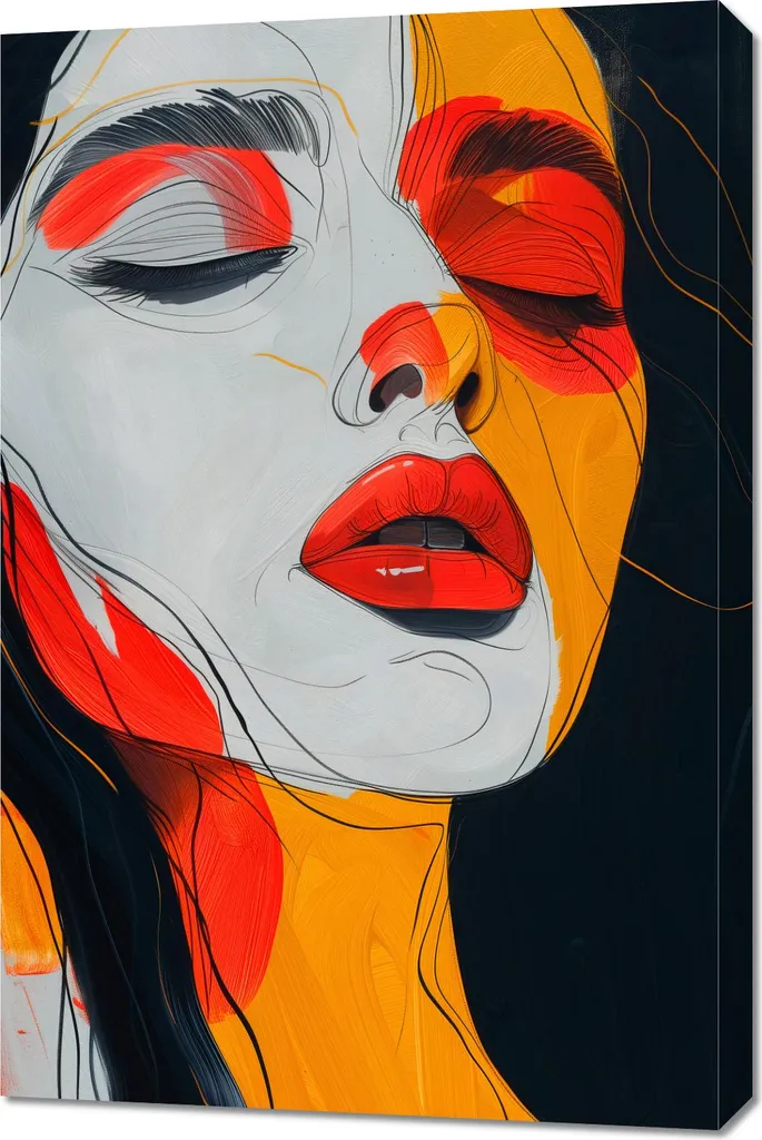 Quadro 60x90 cm Pensieri sparsi