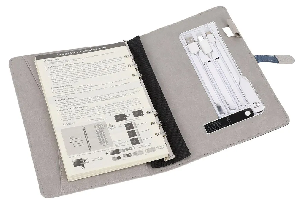Carnet de notes multifonction charge sans fil 15W et batterie 8000 mAh - 8