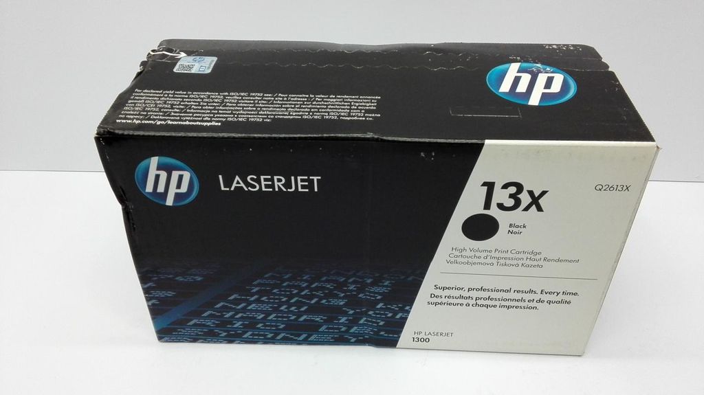 HP 13X Schwarz Original LaserJet Tonerkartusche mit hoher Produktbild 