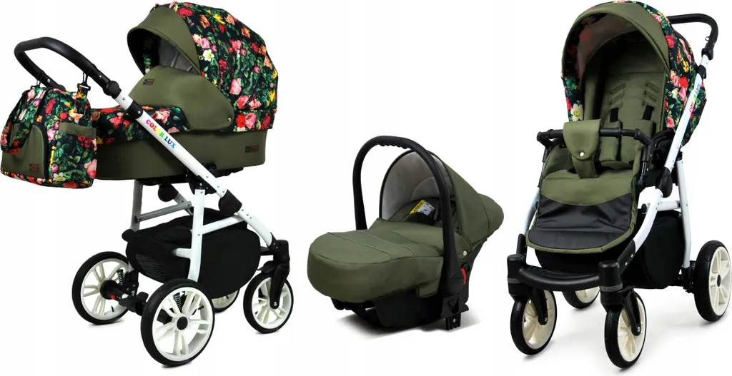 Poussette Trio Évolutive 3 en 1 idéale pour les Sorties Urbaines Bébé