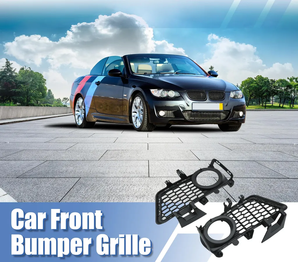 Grille de antibrouillard en ABS robuste pour pare-chocs Pack M sport