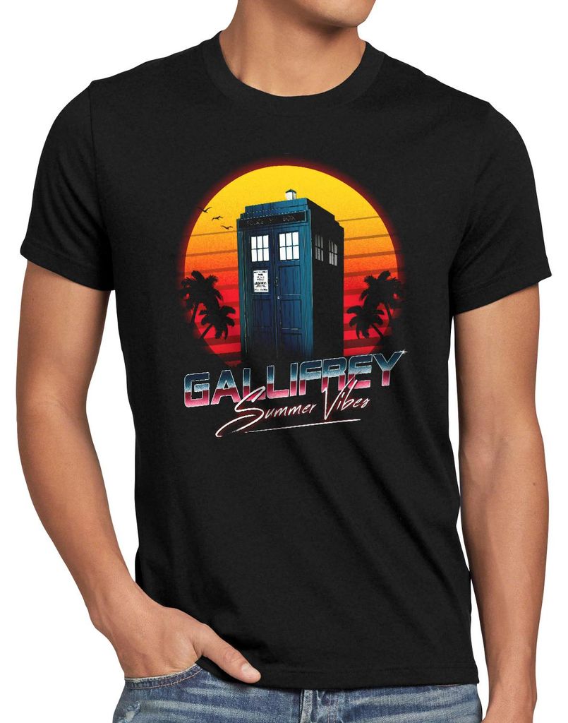 style3 Gallifrey Summer Vibes Herren T-Shirt