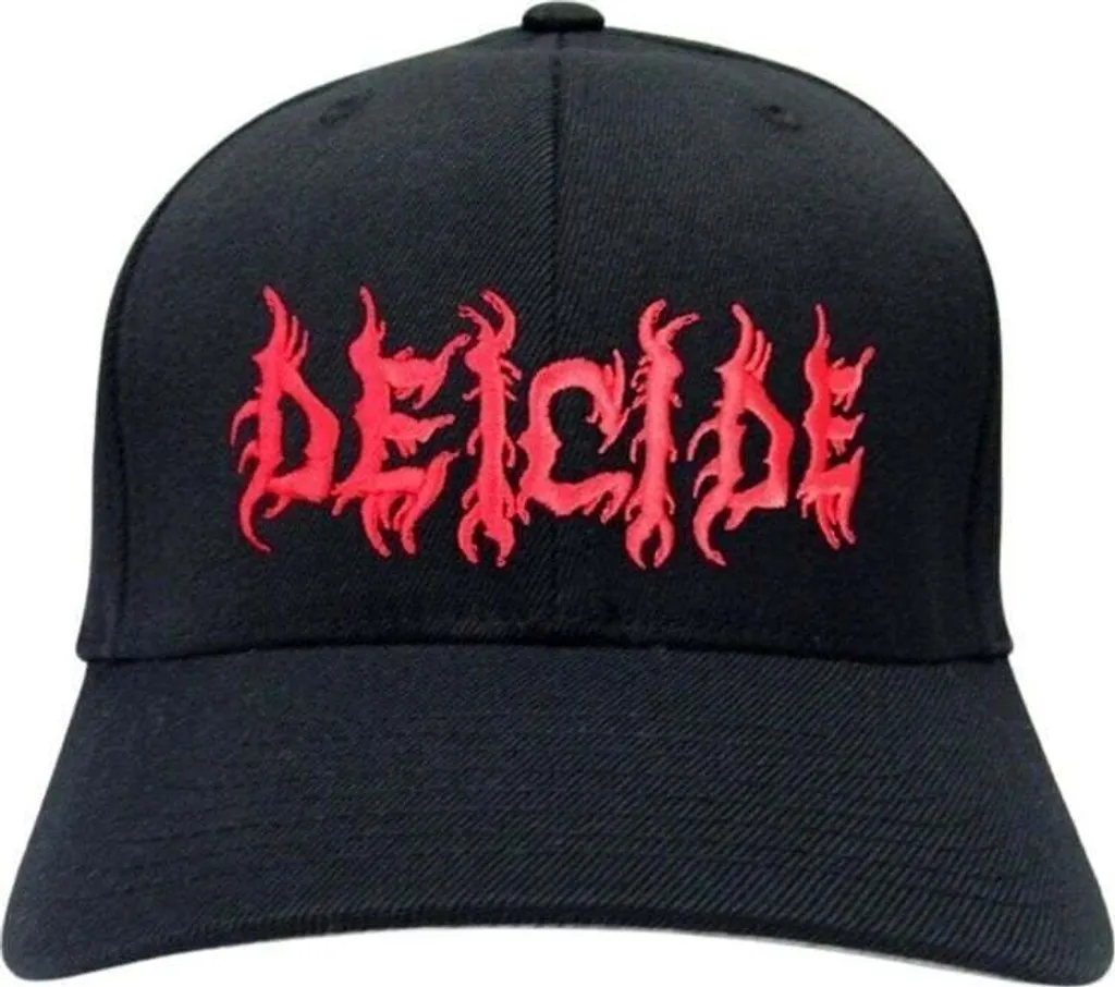 Casquette Deicide Logo Black UNI - Headwear Death Metal Officiel Noir