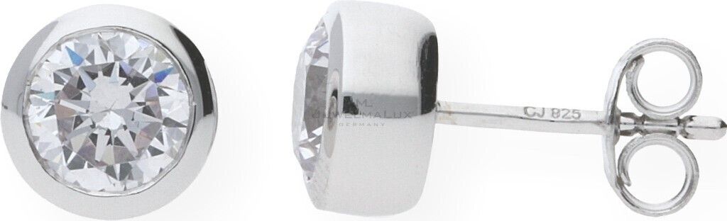 JuwelmaLux Ohrstecker 925 Silber mit Zirkonia JL10-06-0376