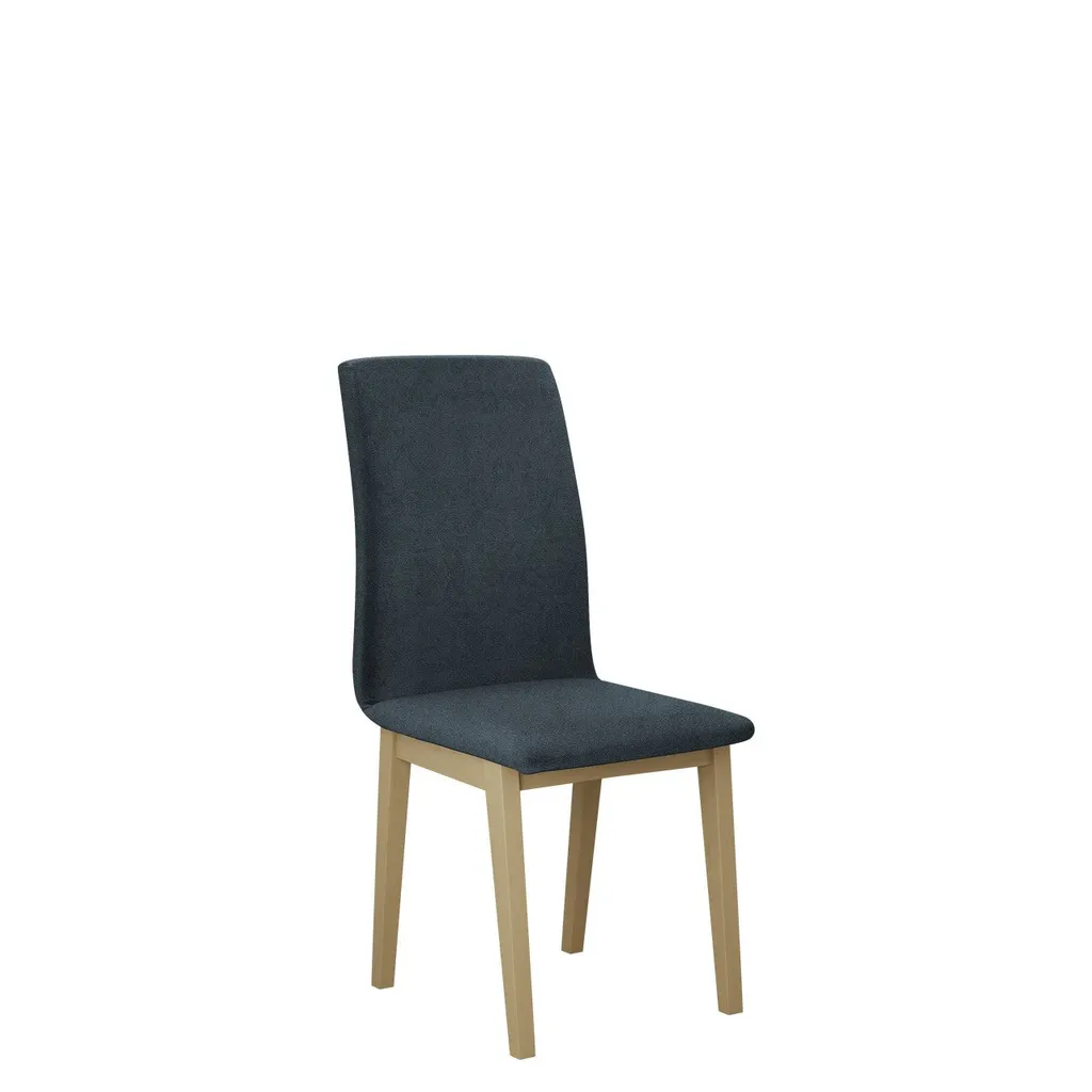 Sedia Imbottita ADKINS 1 Offerta | Rovere Sonoma e Seduta Blu